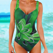 Lena | Blommig baddräkt för strand och pool