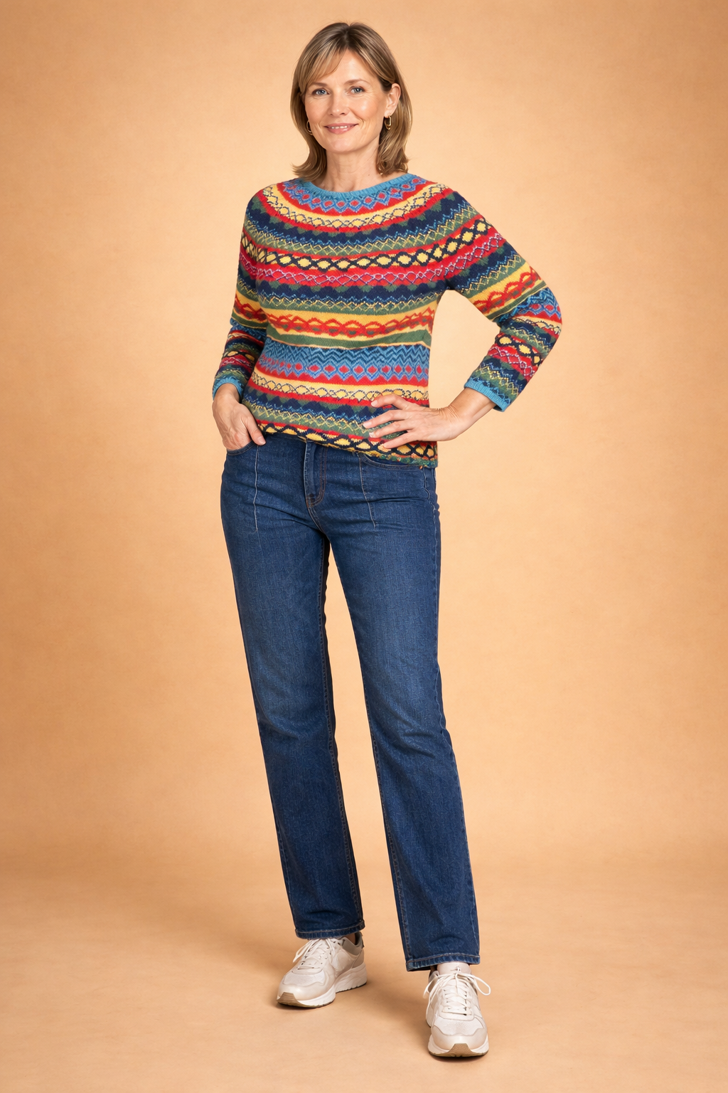 BETTY | Damen Pullover mit eleganter lockerer Passform für Layering