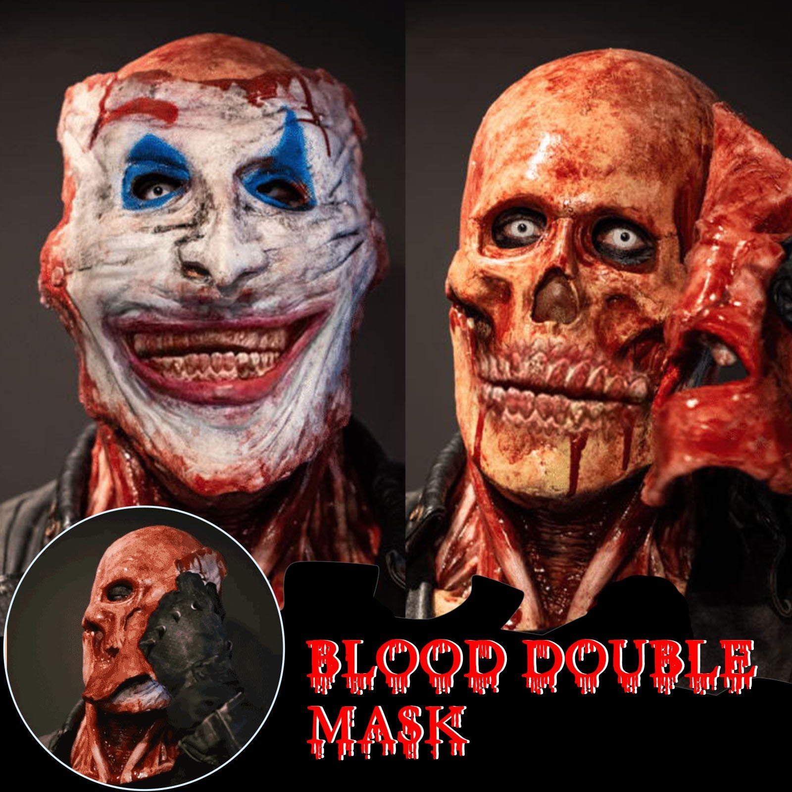 Halloween Horror Maske Kopfbedeckung 3