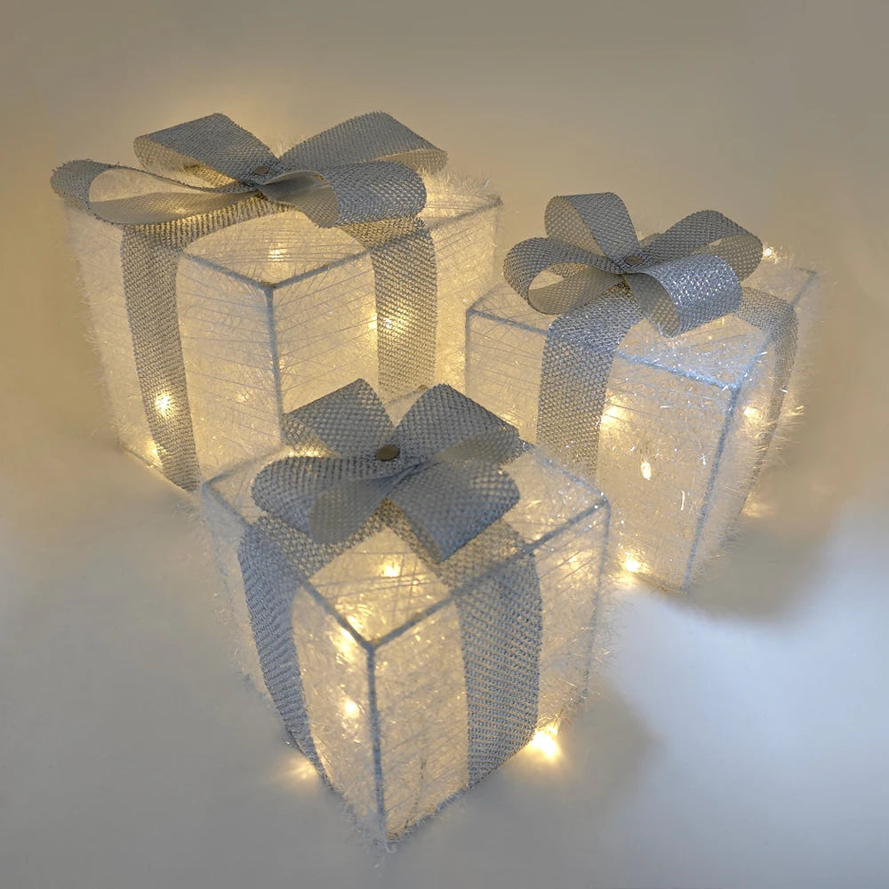 Weihnachtsgeschenke | LED-Geschenkbox-Lichterkette 4